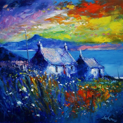 Early Morninglight over Iona looking to Benmore 24x24 Early Morninglight over Iona looking to Benmore 24x24